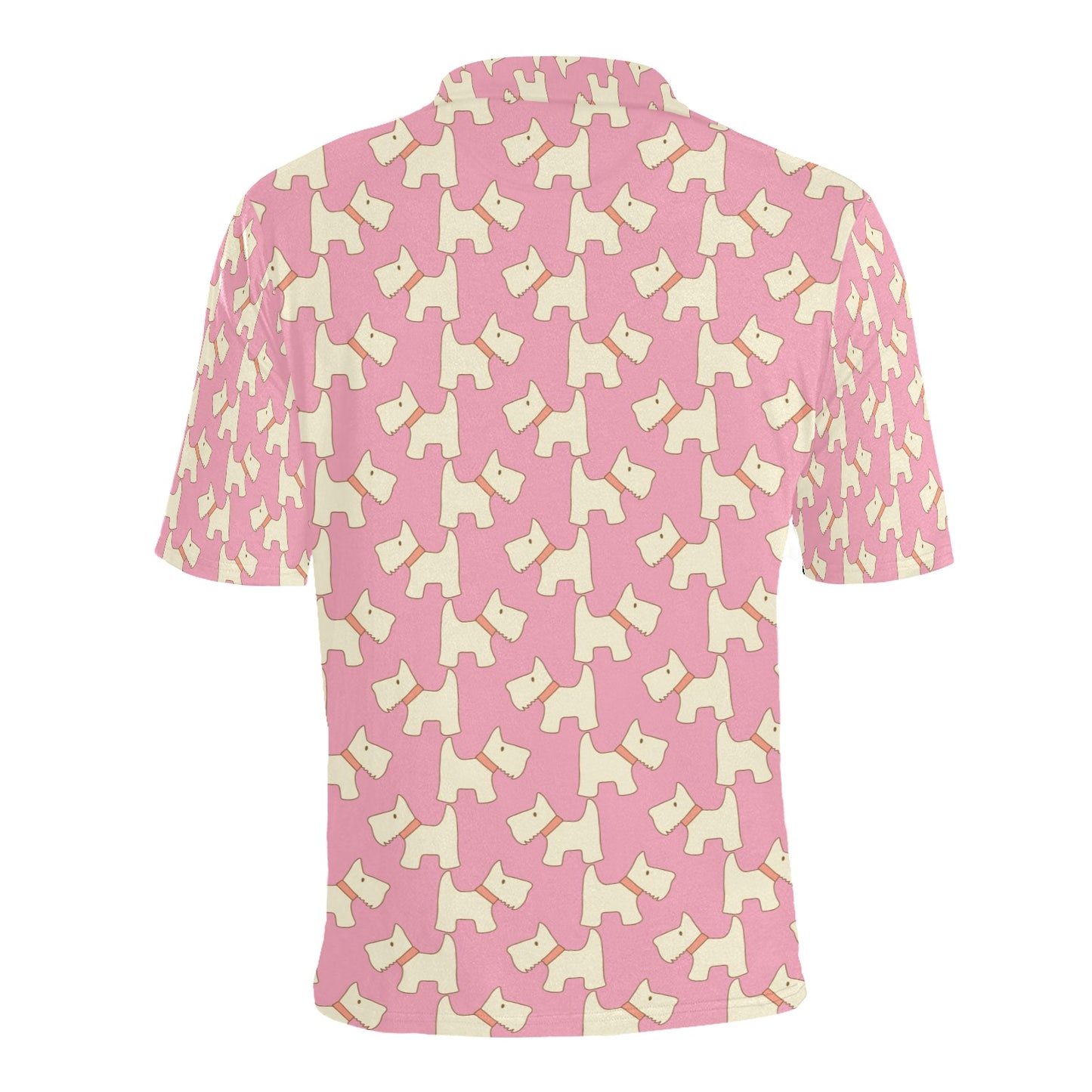 Scottish Terriers Print Design LKS306 Men Polo Shirt