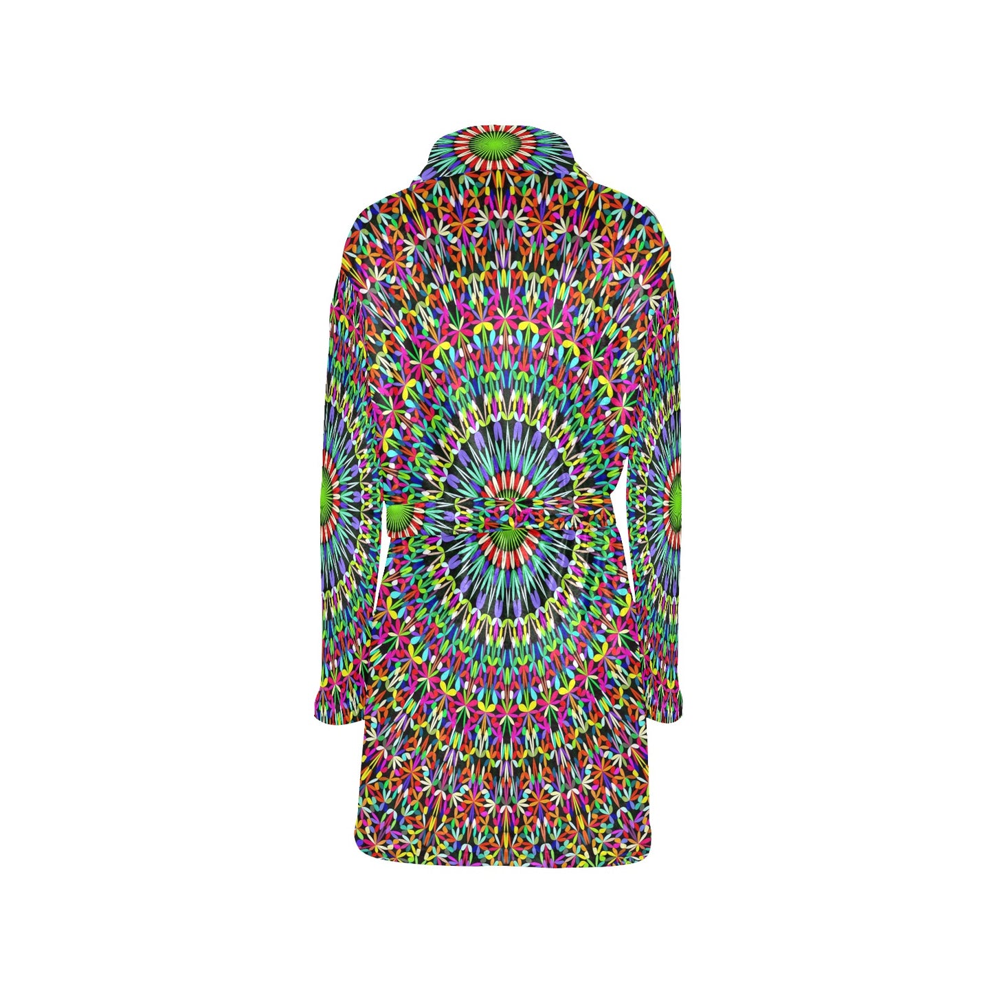 Bohemian Colorful Style Print Women's Fleece Robe