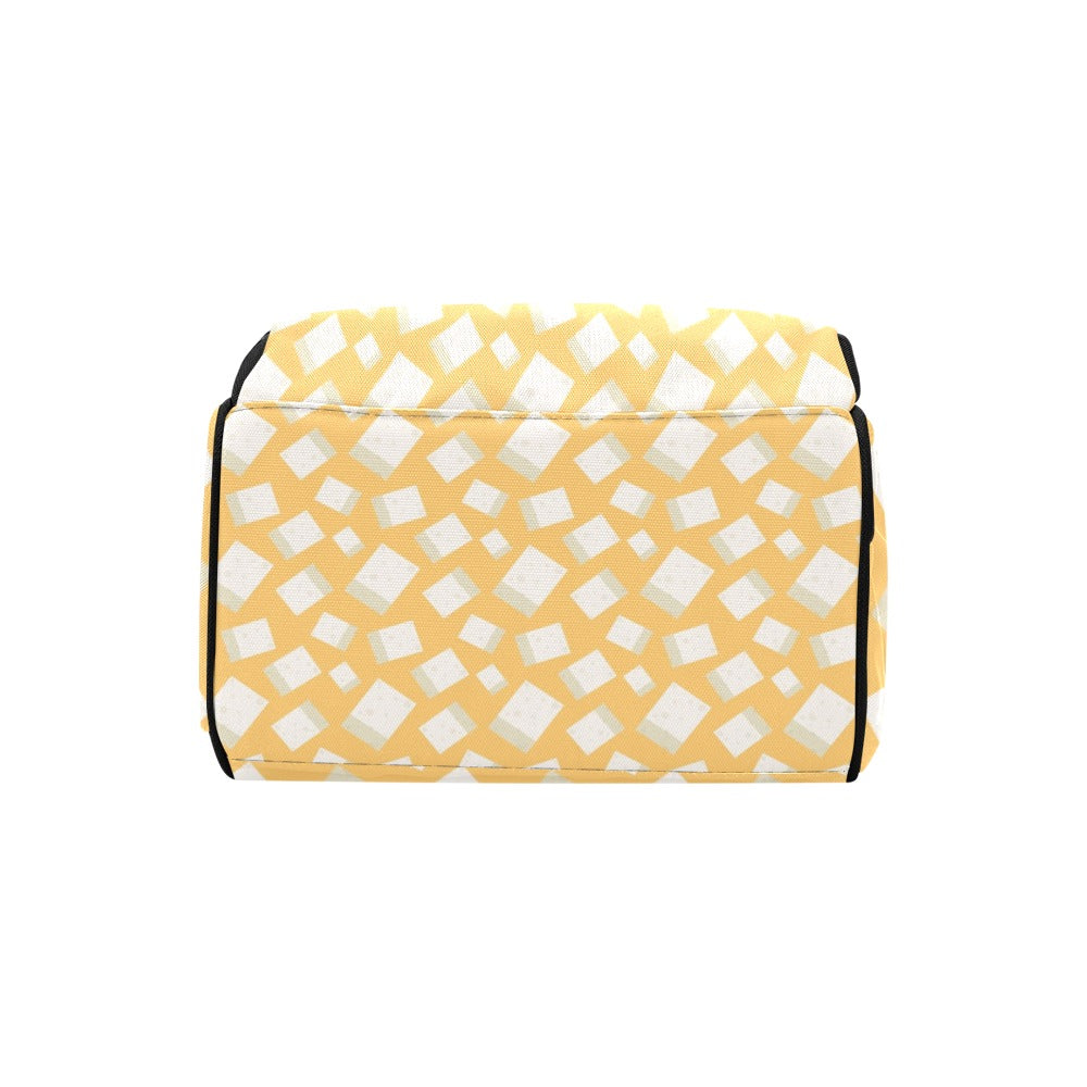 Tofu Print Design LKS302 Diaper Bag Backpack