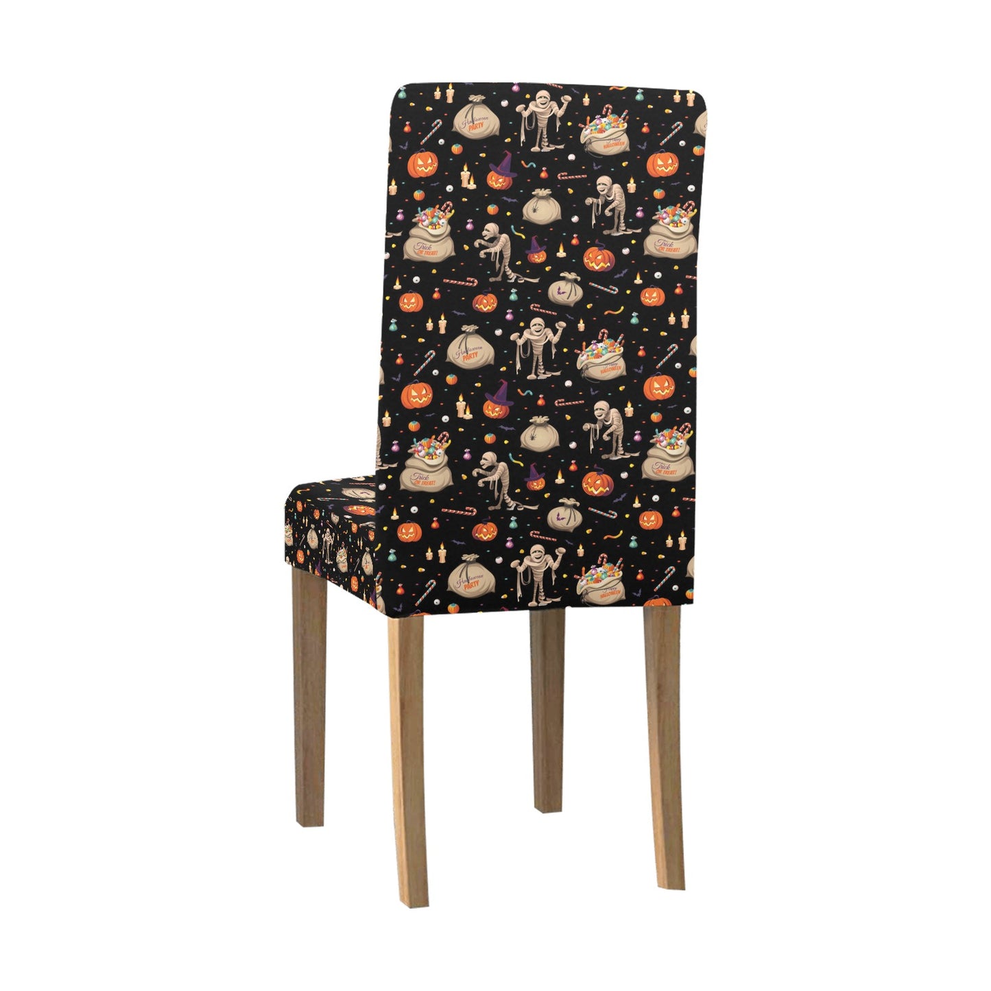 Mummy Halloween Print Design LKS303 Dining Chair Slipcover