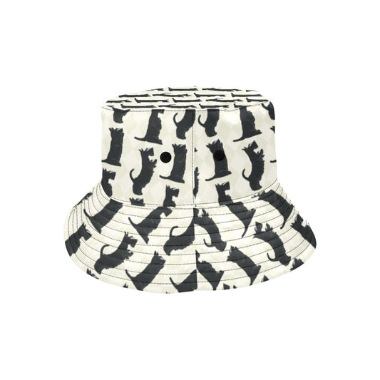 Scottish Terriers Print Design LKS309 Unisex Bucket Hat