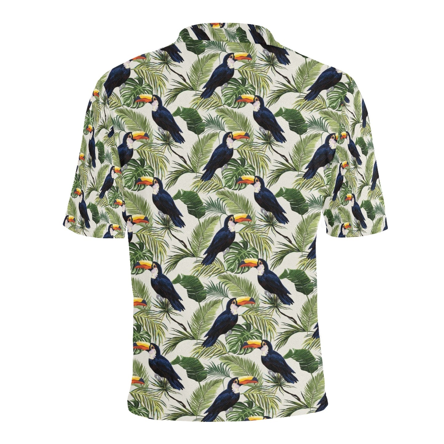 Toucan Print Design LKS308 Men Polo Shirt