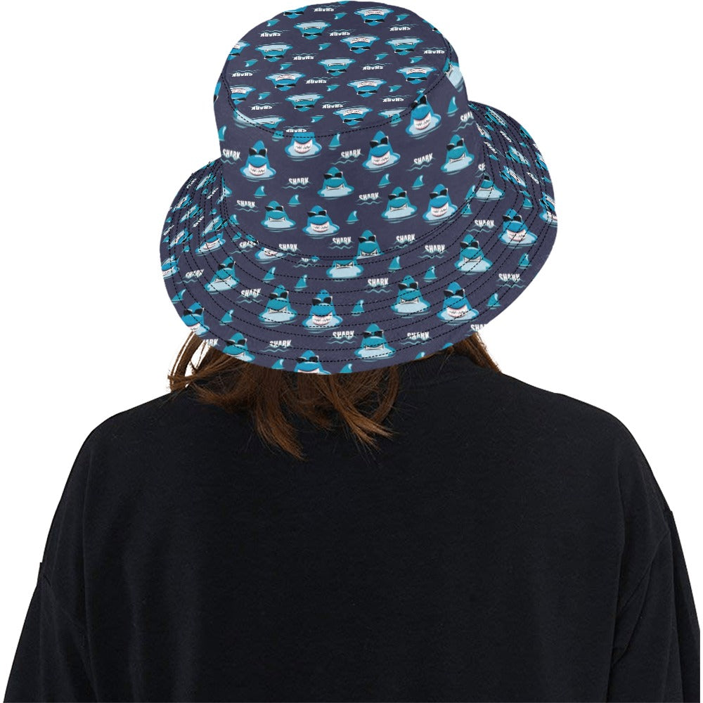 Shark Print Design LKS309 Unisex Bucket Hat