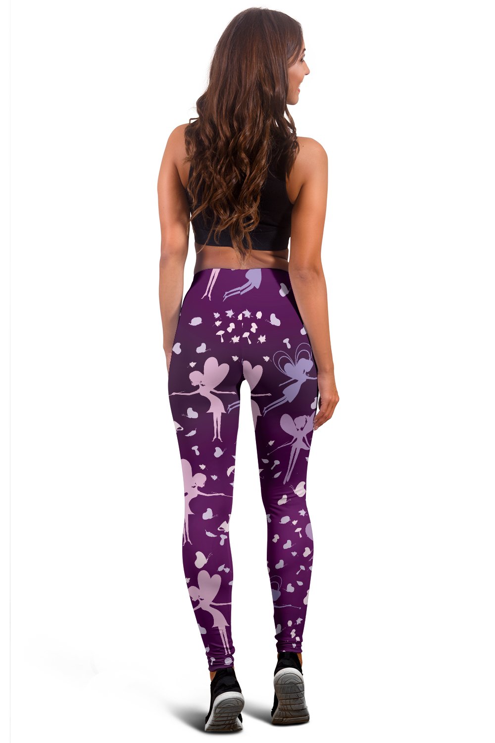 Fairy Pink Print Pattern Women Leggings