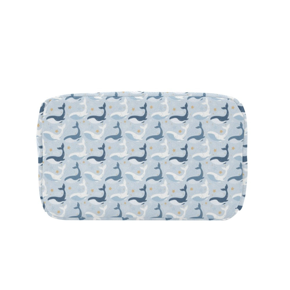 Whale Print Design LKS305 Insulated Lunch Bag