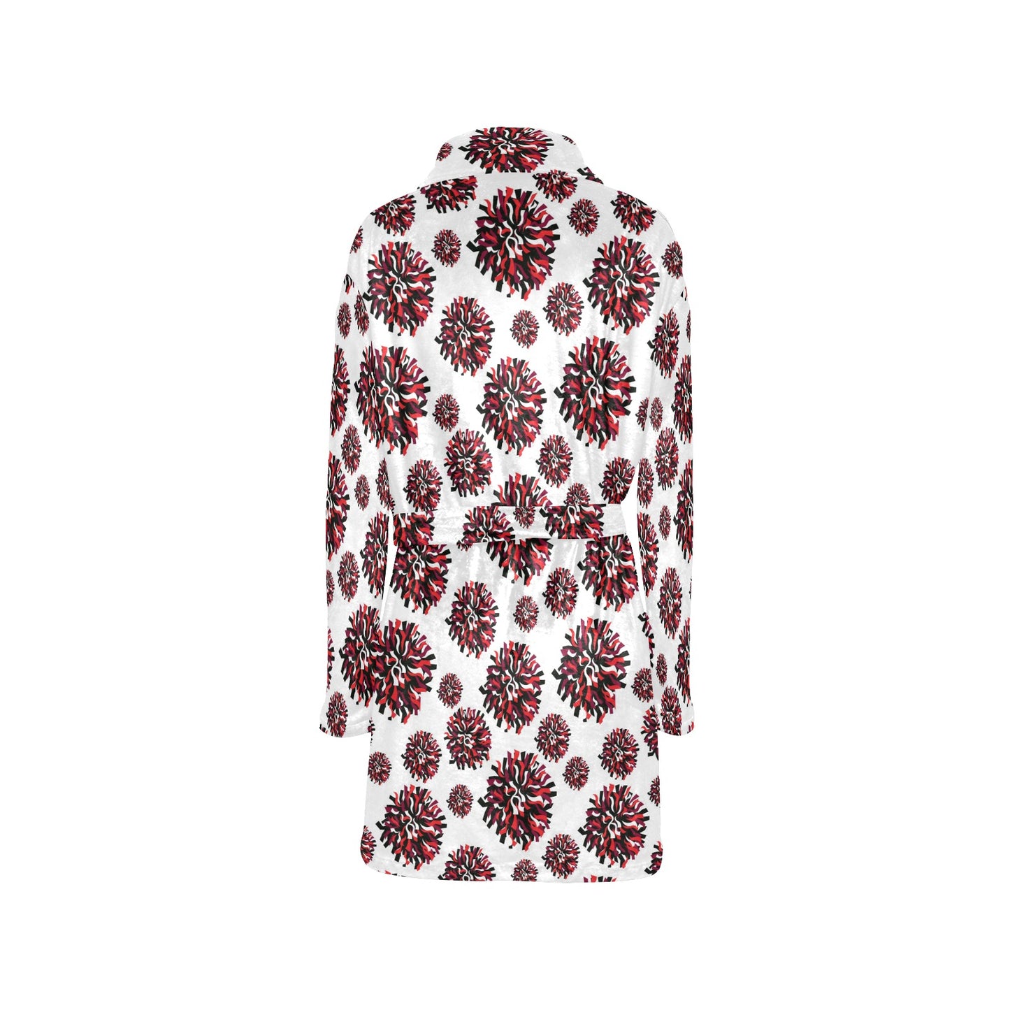 Cheerleader Pattern Print Design 01 Women's Fleece Robe