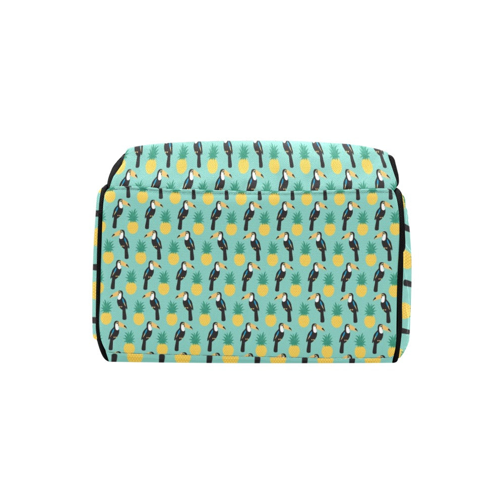 Toucan Print Design LKS301 Diaper Bag Backpack
