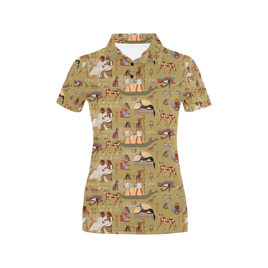 Ancient Greek Classic Pattern Design LKS305 Women's Polo Shirt