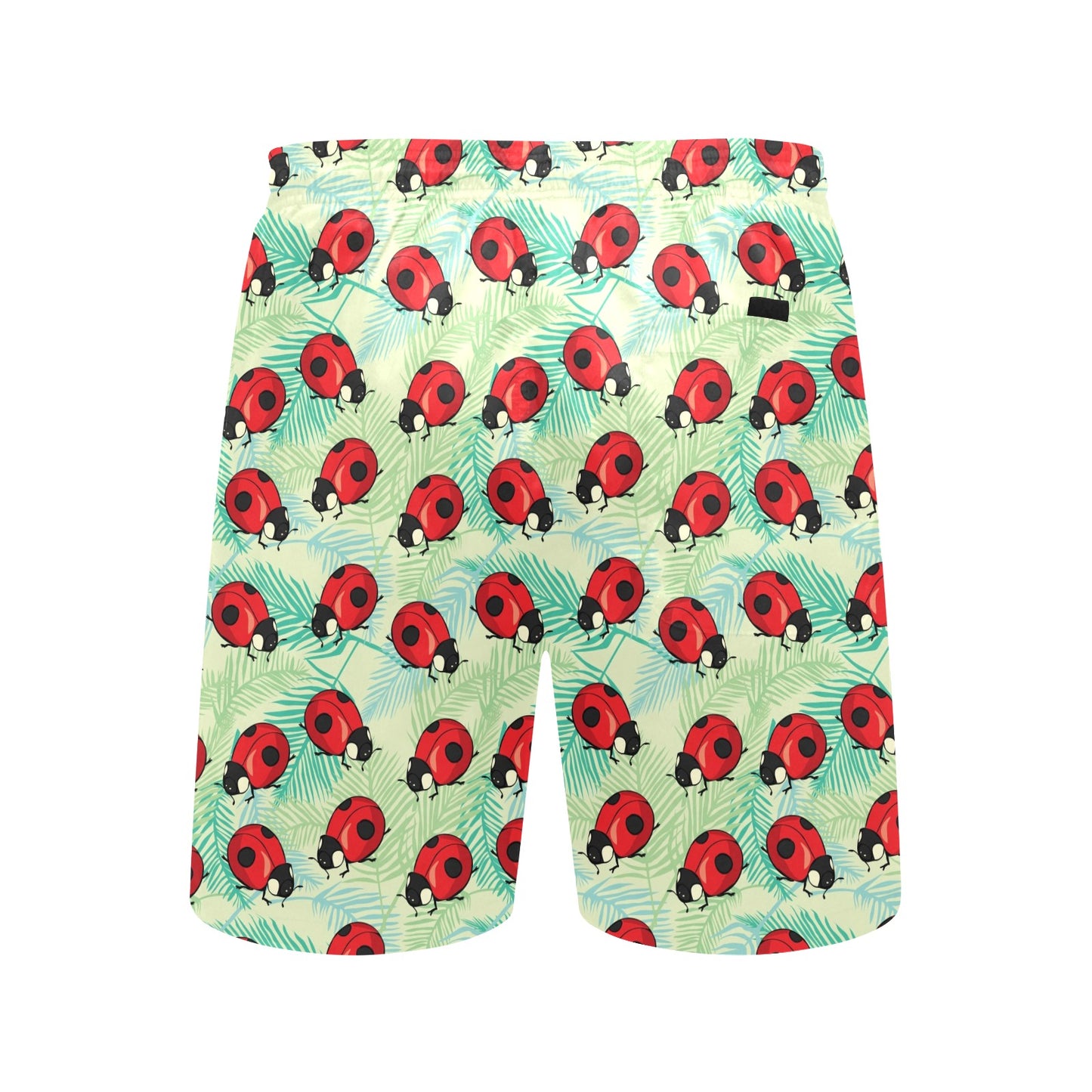 Ladybug Cute Print Pattern Men's Swim Trunks Beach Shorts