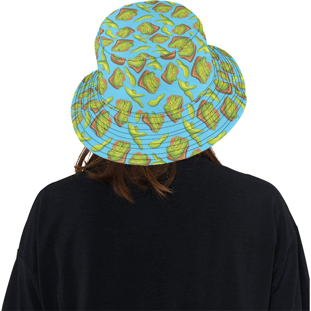 Sandwich Avocado Print Design LKS306 Unisex Bucket Hat