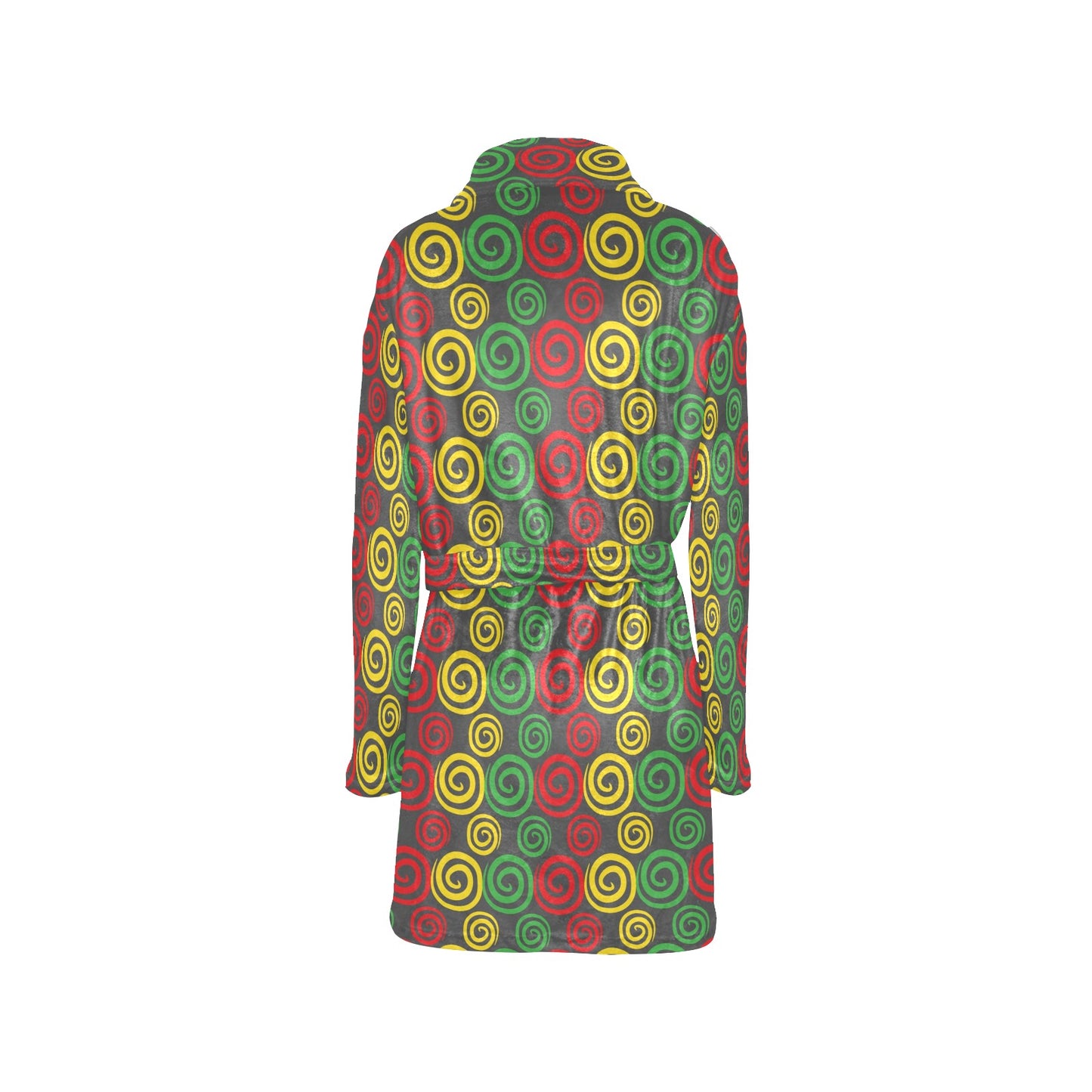 Rastafarian Pattern Print Design A05 Women's Fleece Robe