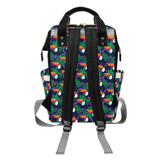 Toucan Print Design LKS302 Diaper Bag Backpack