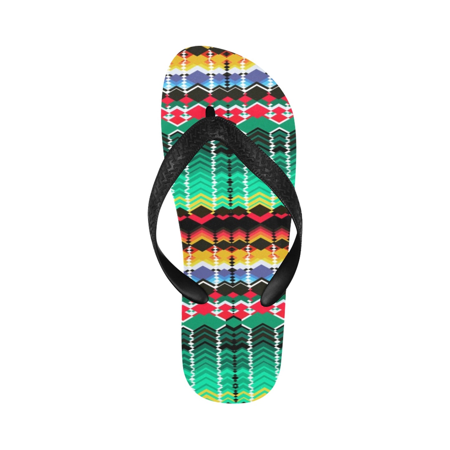 Serape Print Design LKS307 Flip Flops
