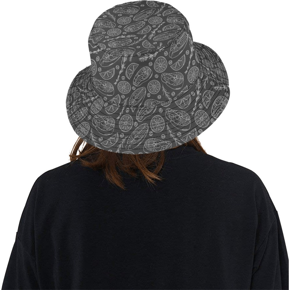 Steak Print Design LKS301 Unisex Bucket Hat