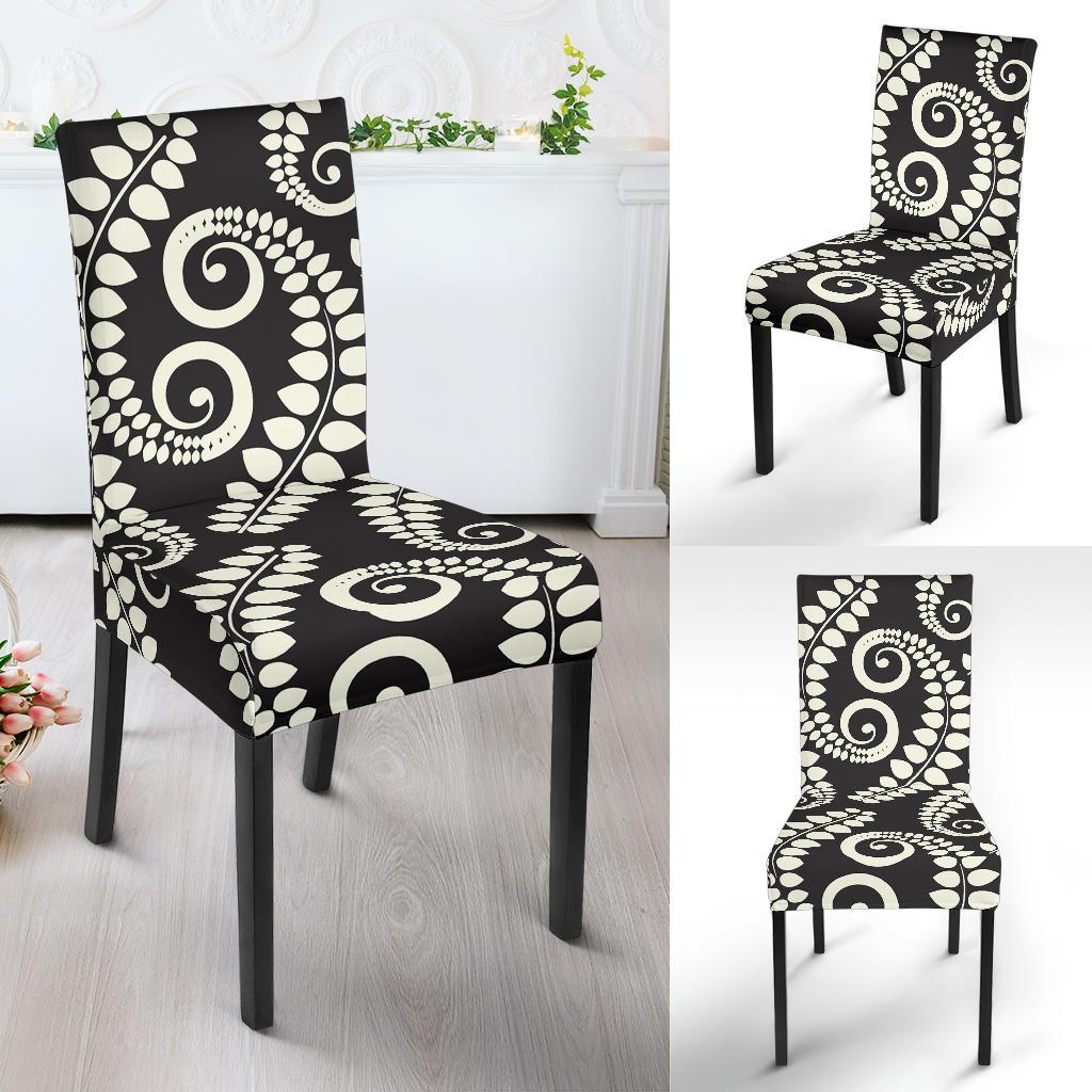 Fern Leave Print Pattern Dinning Chair Slipper-JTAMIGO.COM