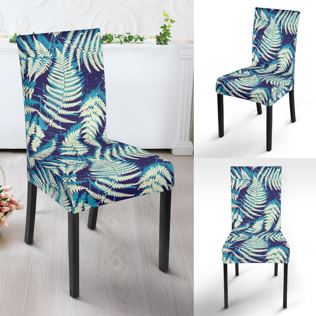 Fern Leave Summer Print Pattern Dinning Chair Slipper-JTAMIGO.COM