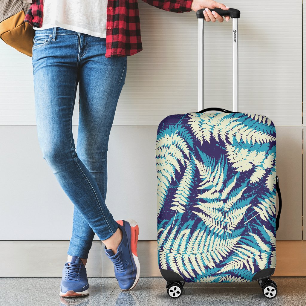 Fern Leave Summer Print Pattern Luggage Cover Protector