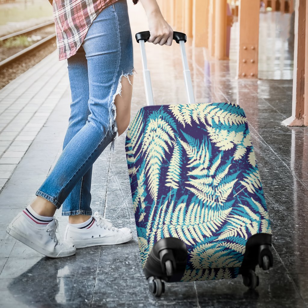 Fern Leave Summer Print Pattern Luggage Cover Protector