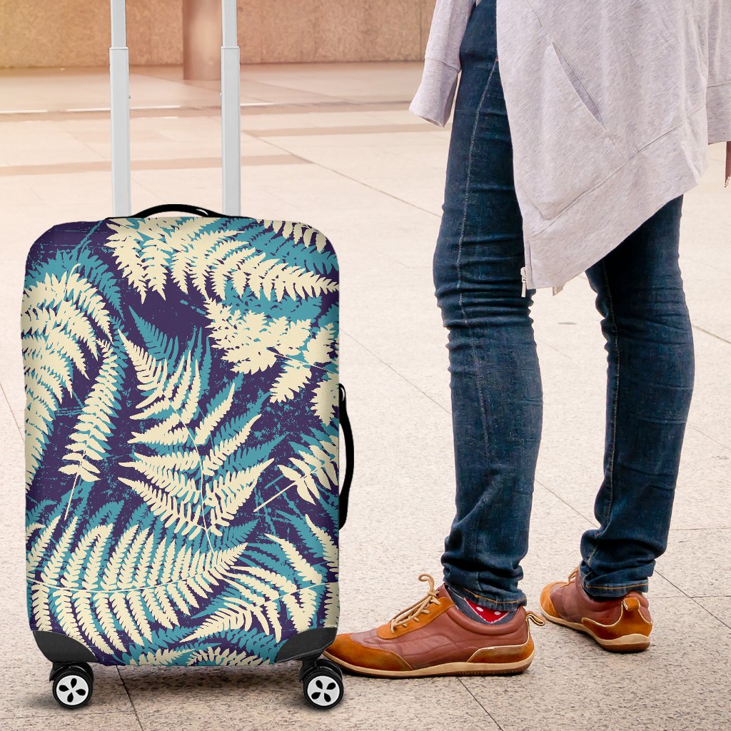 Fern Leave Summer Print Pattern Luggage Cover Protector
