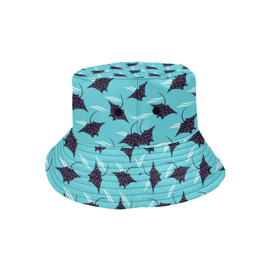 Manta Ray Print Design LKS403 Unisex Bucket Hat