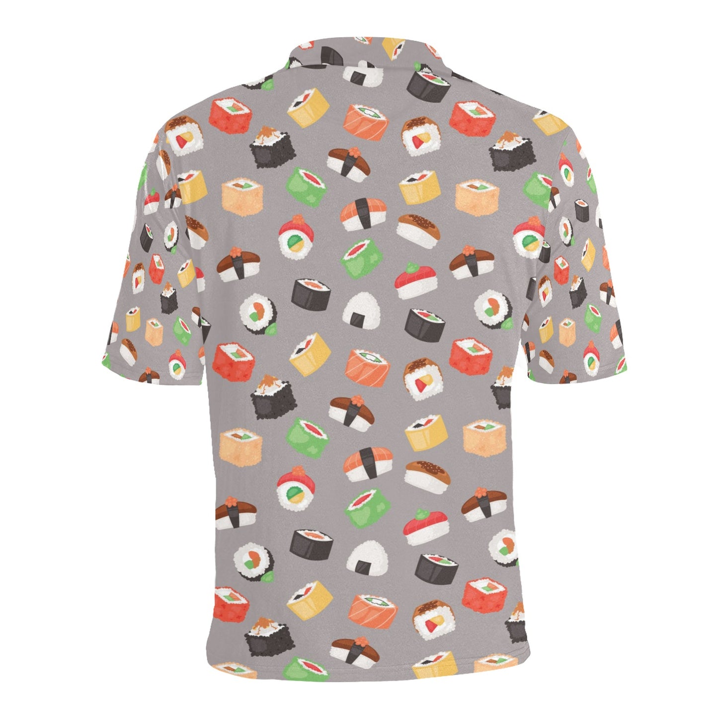 Sushi Print Design LKS307 Men Polo Shirt