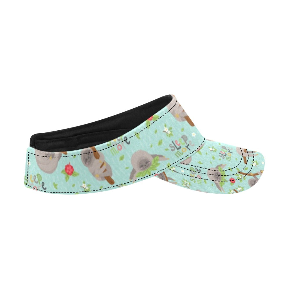 Sloth Print Design LKS305 Unisex Sun Visor