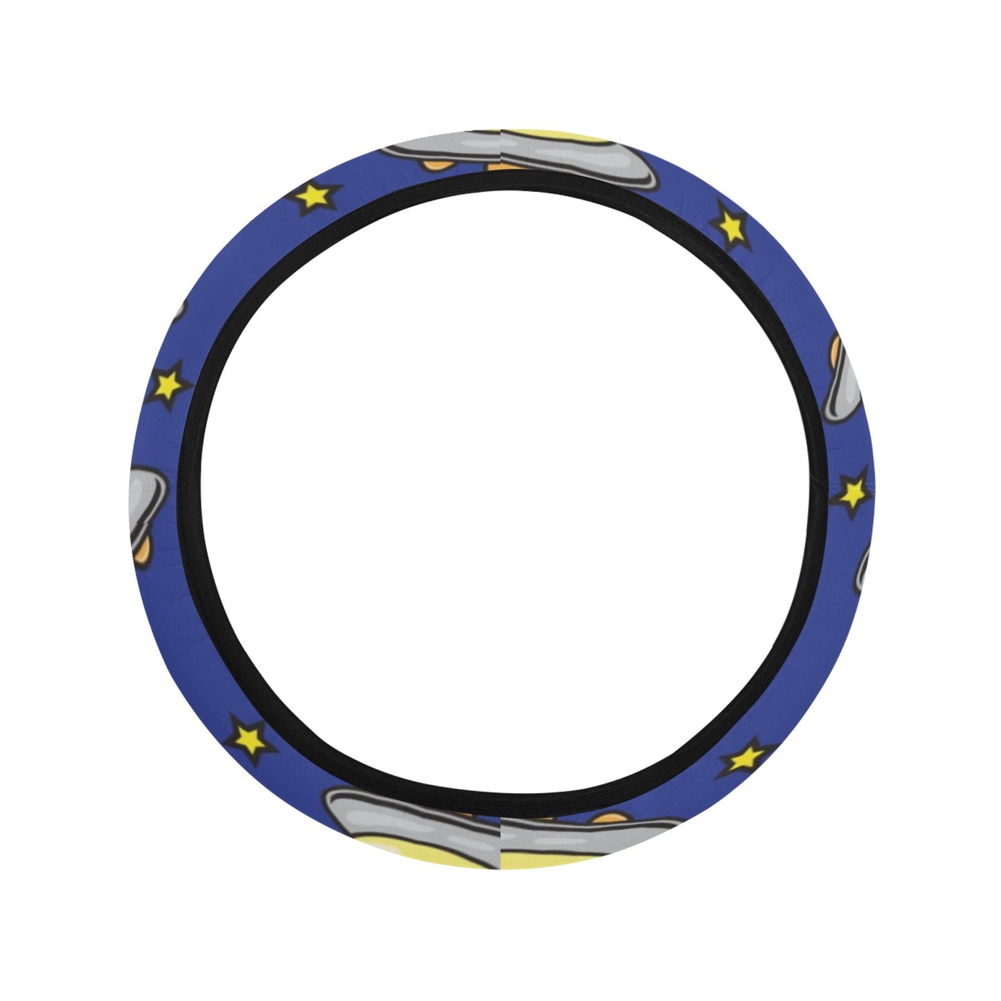 UFO Print Design LKS309 Steering Wheel Cover with Elastic Edge