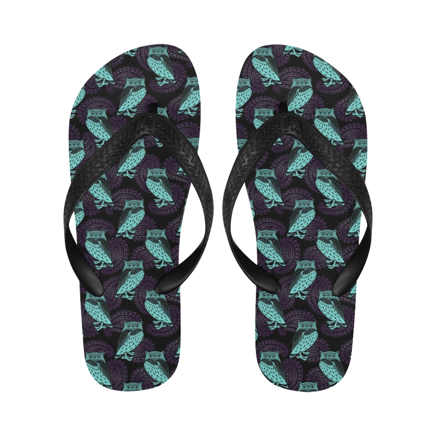 Tribal Pattern Print Design LKS3010 Flip Flops