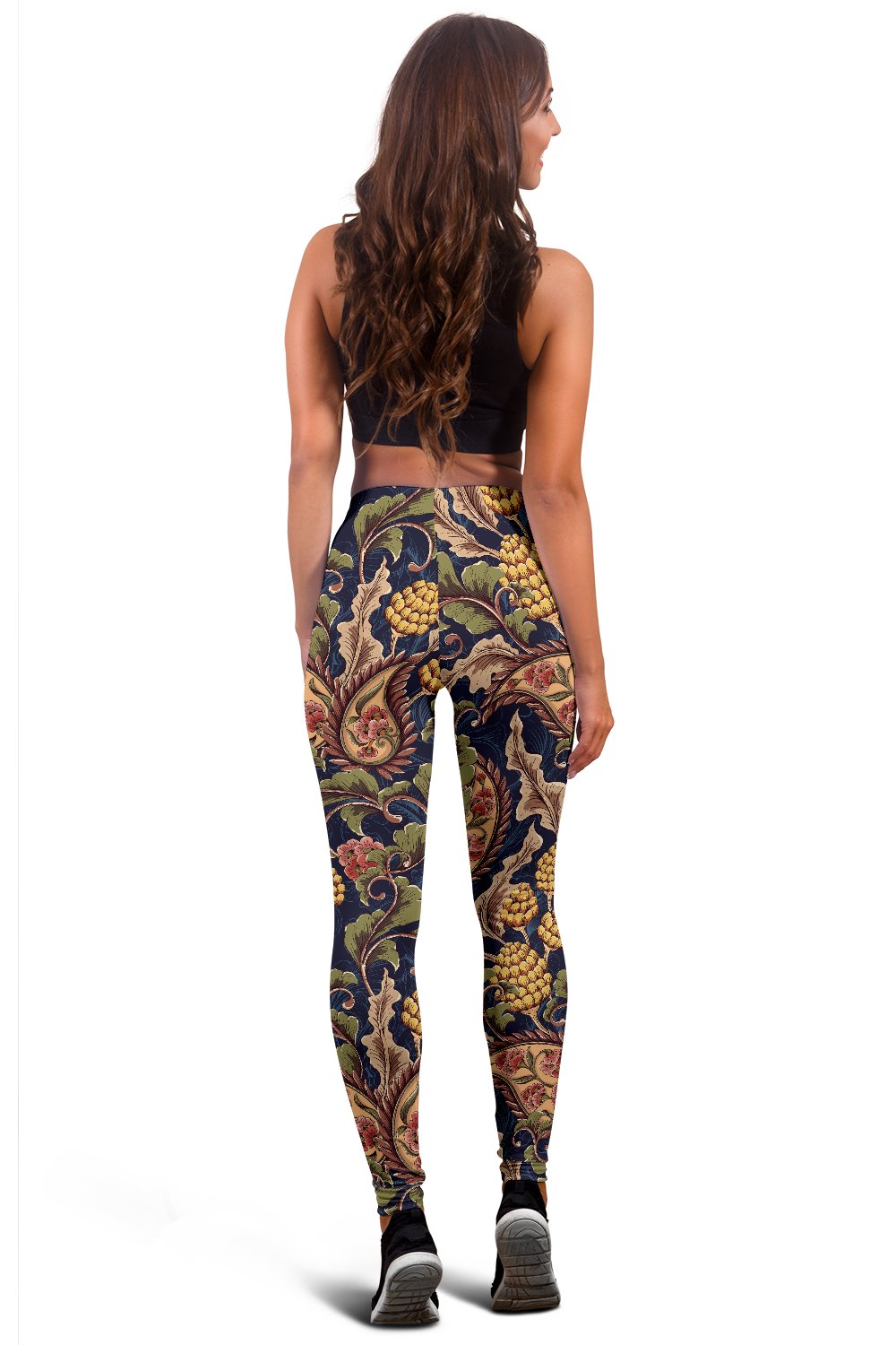 Floral Vintage Classic Print Women Leggings