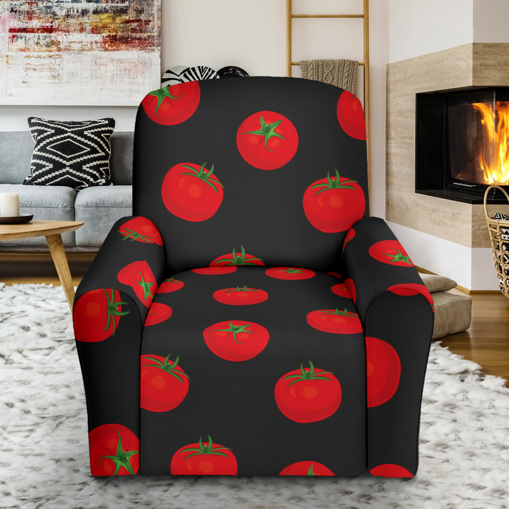 Tomato Print Design LKS305 Recliner Slipcover with Pocket