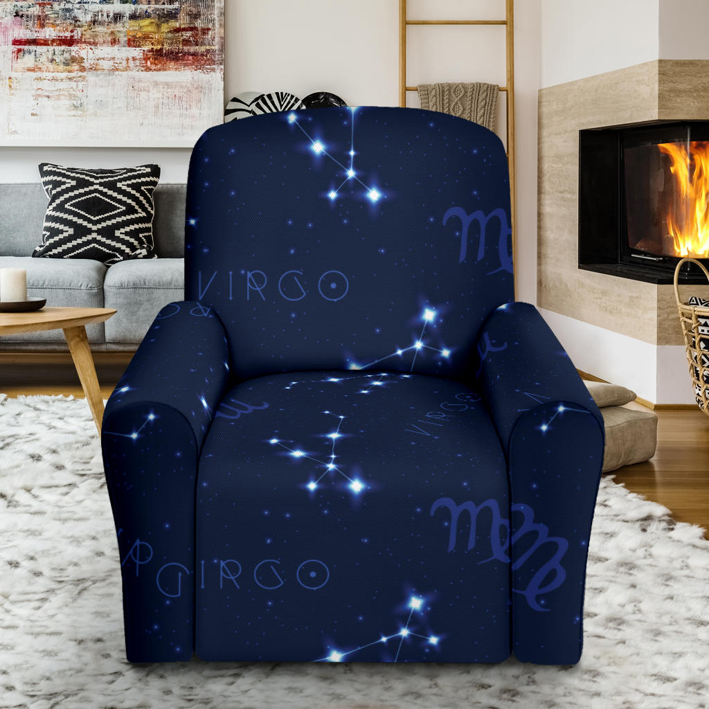 Virgo Print Design LKS303 Recliner Slipcover with Pocket