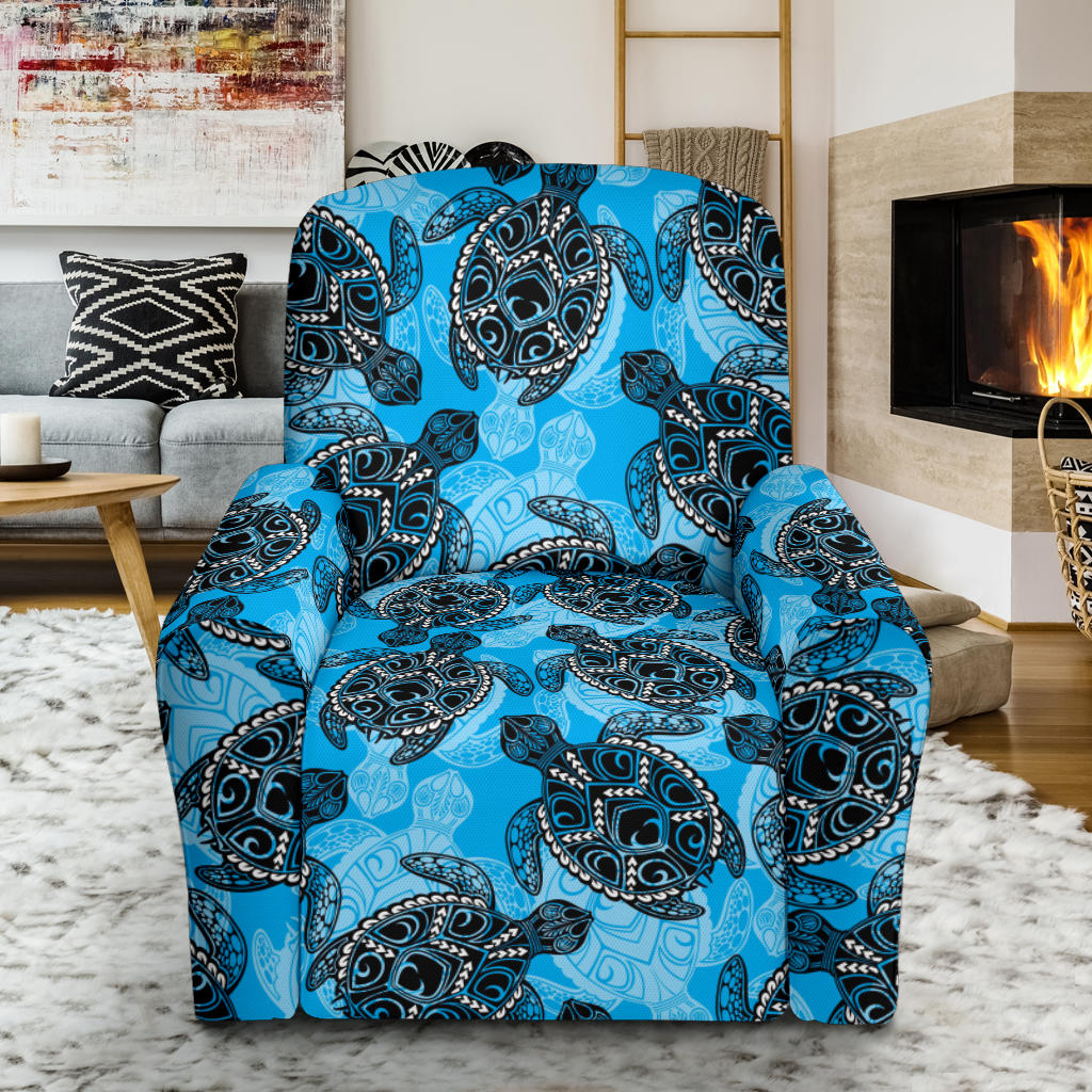 Tribal Pattern Print Design LKS307 Recliner Slipcover with Pocket