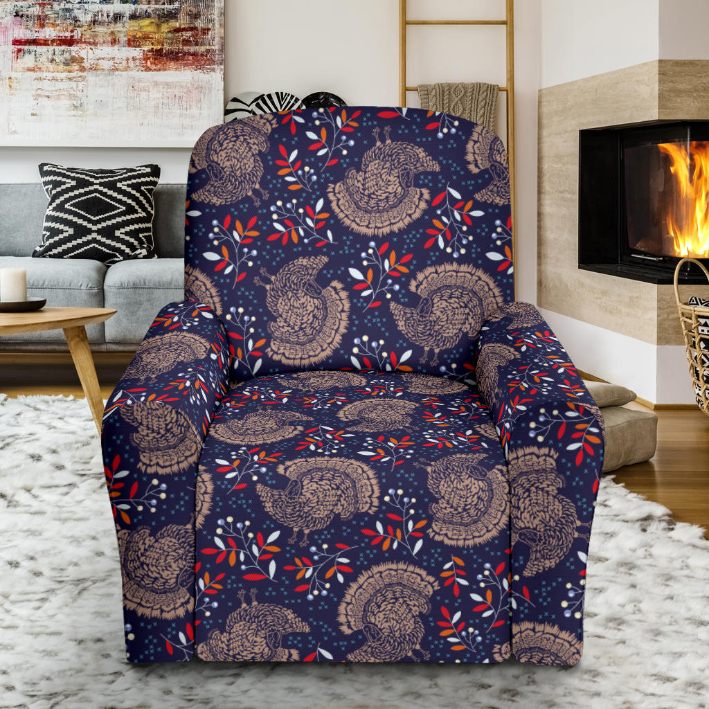 Turkey Print Design LKS401 Single Sofa Slipcover