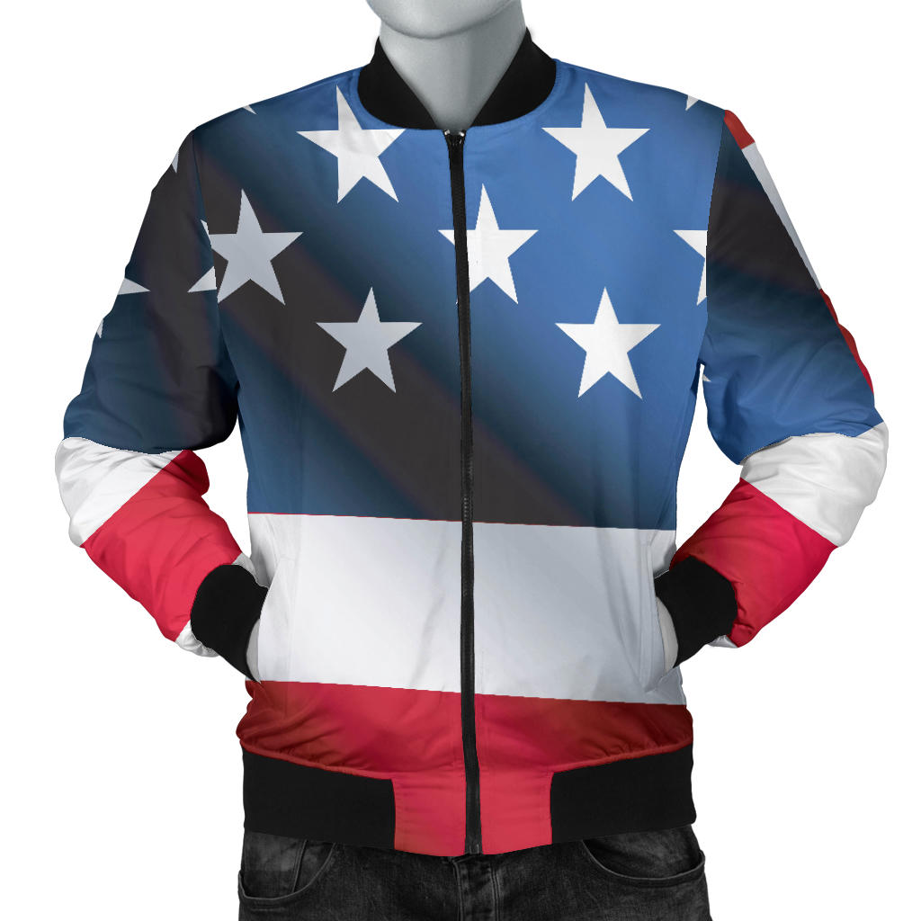 American flag Classic Men Bomber Jacket