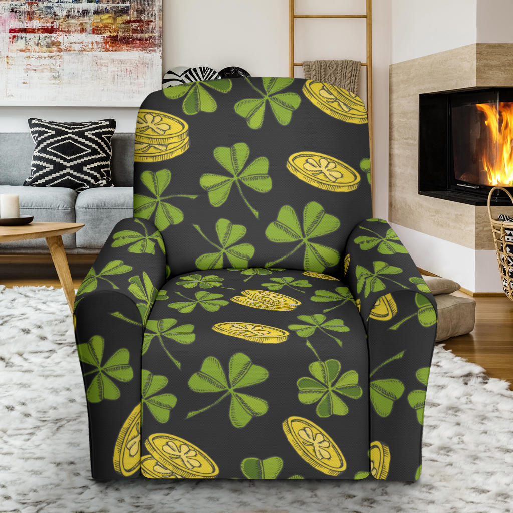 St Patricks Day Print Design LKS305 Recliner Slipcover with Pocket