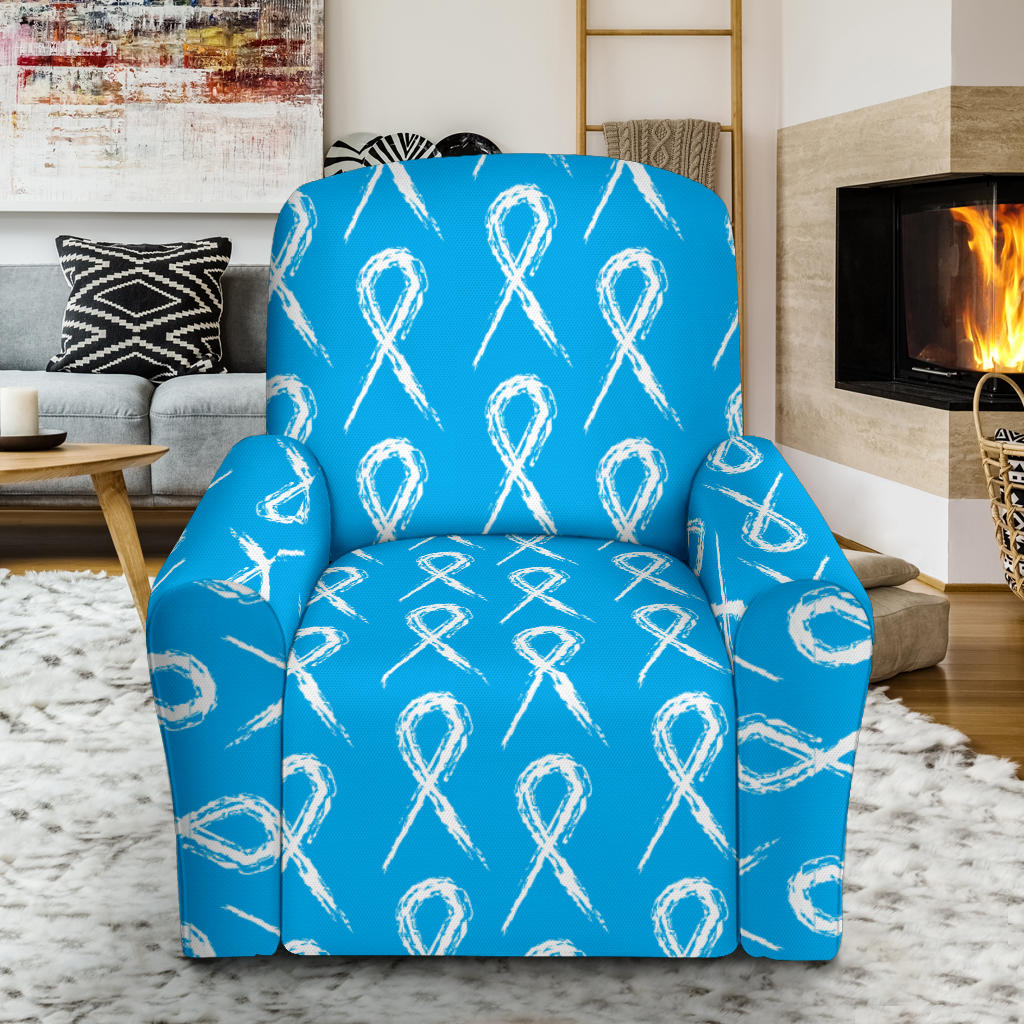 Prostate cancer Pattern Print Design A03 Recliner Slipcover with Pocket