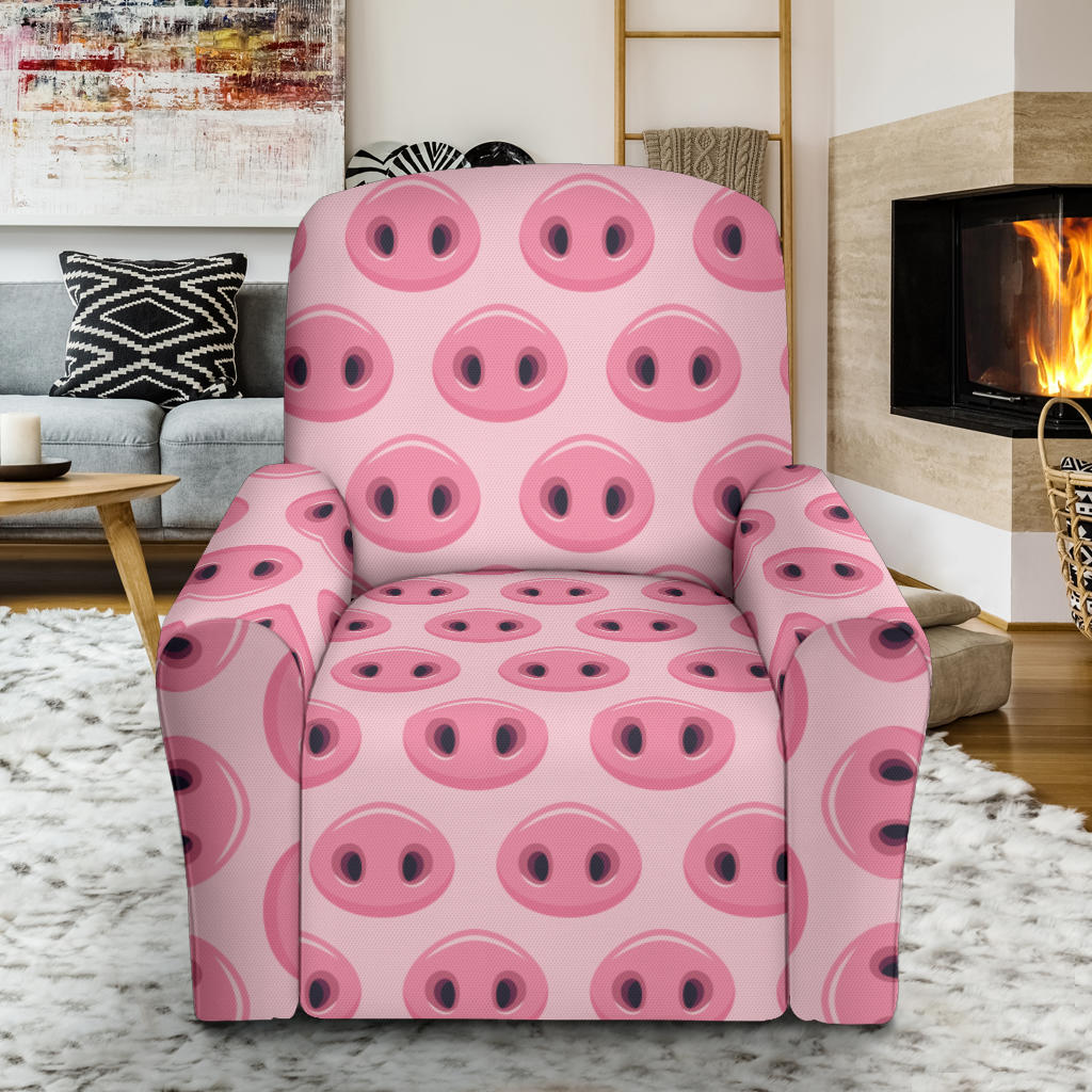 Pig Print Design LKS401 Recliner Slipcover with Pocket