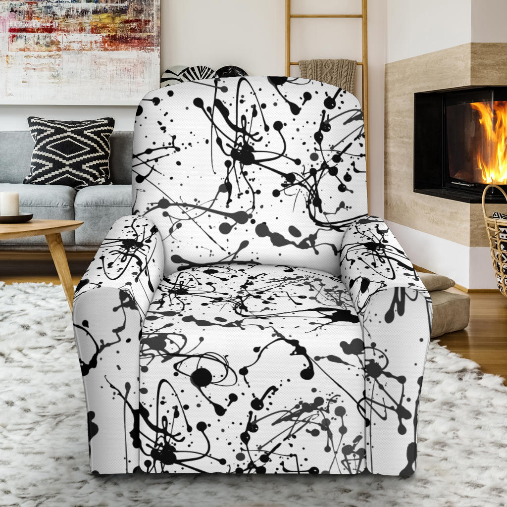 Splatter Print Design LKS305 Recliner Slipcover with Pocket
