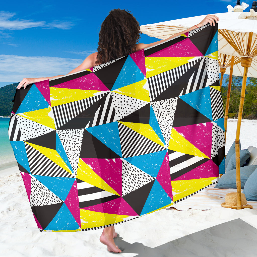 80s Pattern Print Design 2 Sarong Pareo Wrap