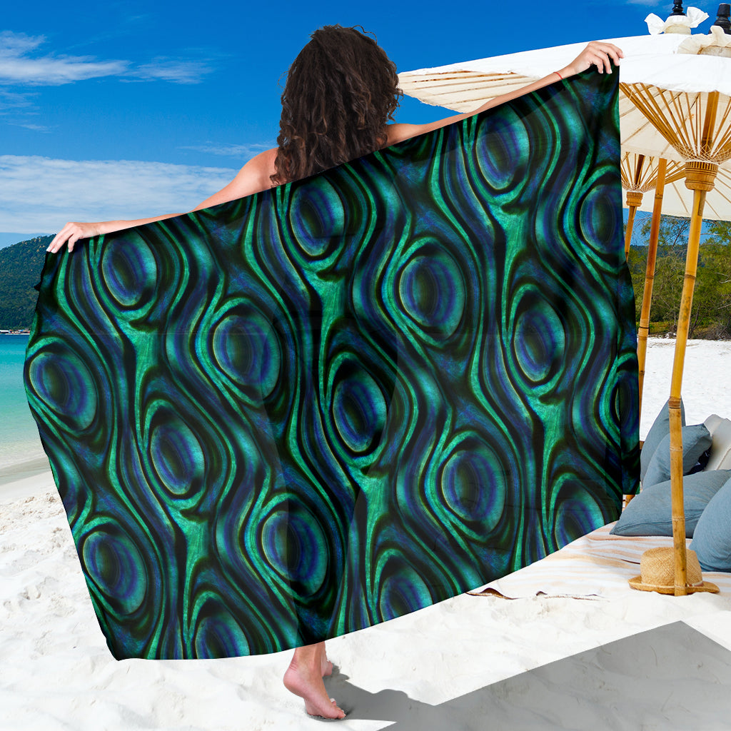 Abalone Pattern Print Design 01 Sarong Pareo Wrap