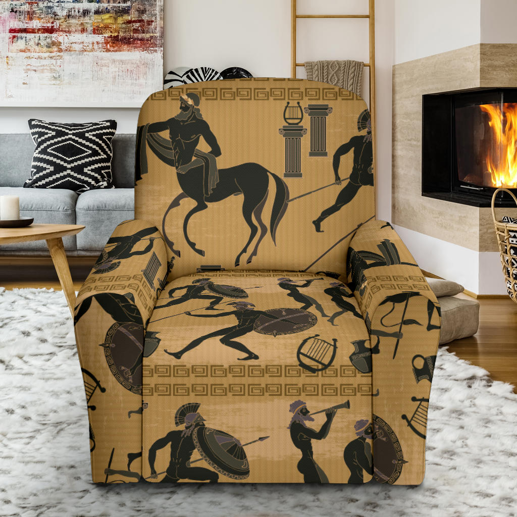 Ancient Greek Statue Print Design LKS304 Recliner Slipcover with Pocket