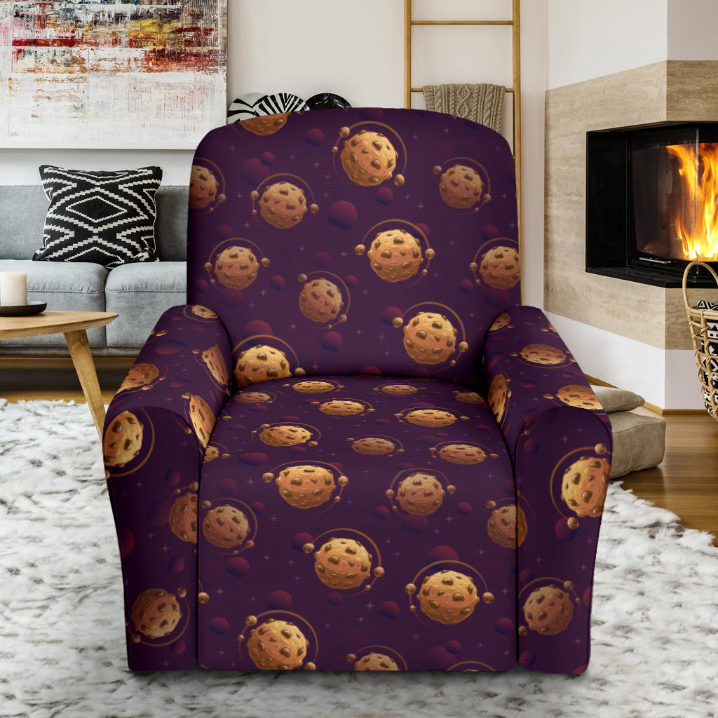 Cookie Pattern Print Design 03 Recliner Slipcover with Pocket