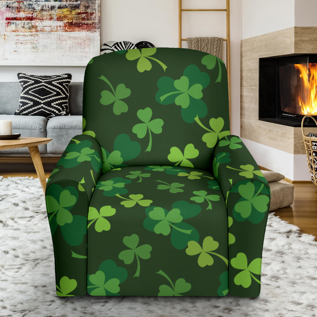 Irish Pattern Print Design 03 Recliner Slipcover with Pocket