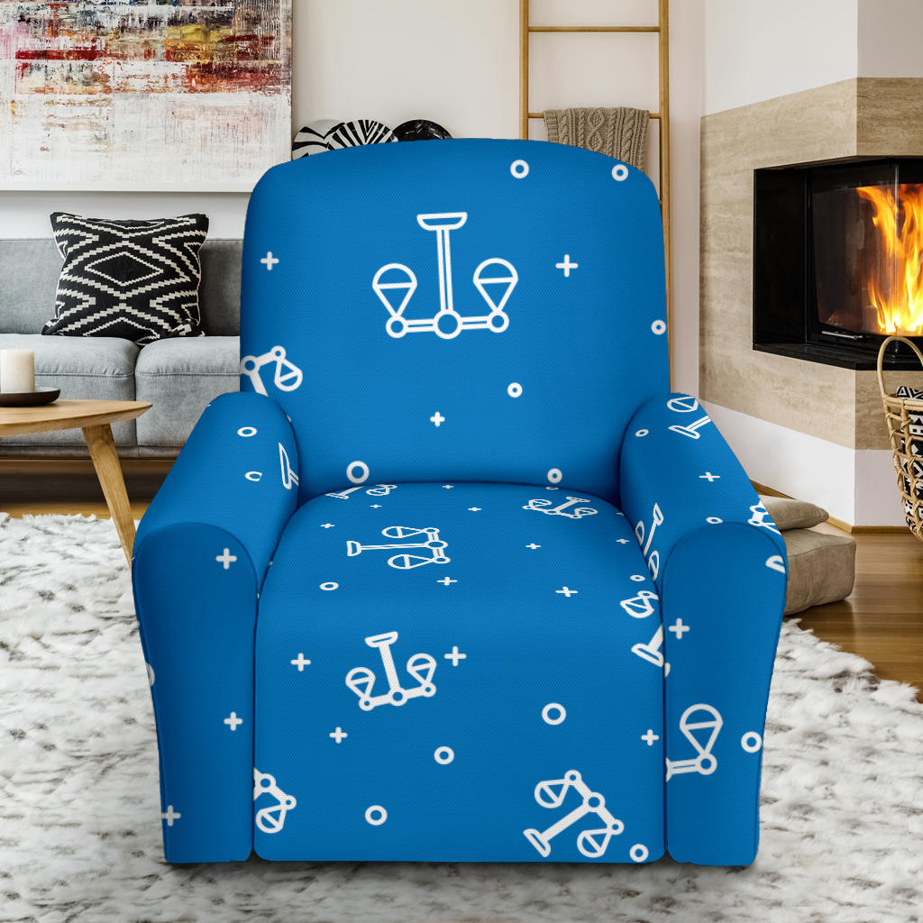 Libra Pattern Print Design 05 Recliner Slipcover with Pocket
