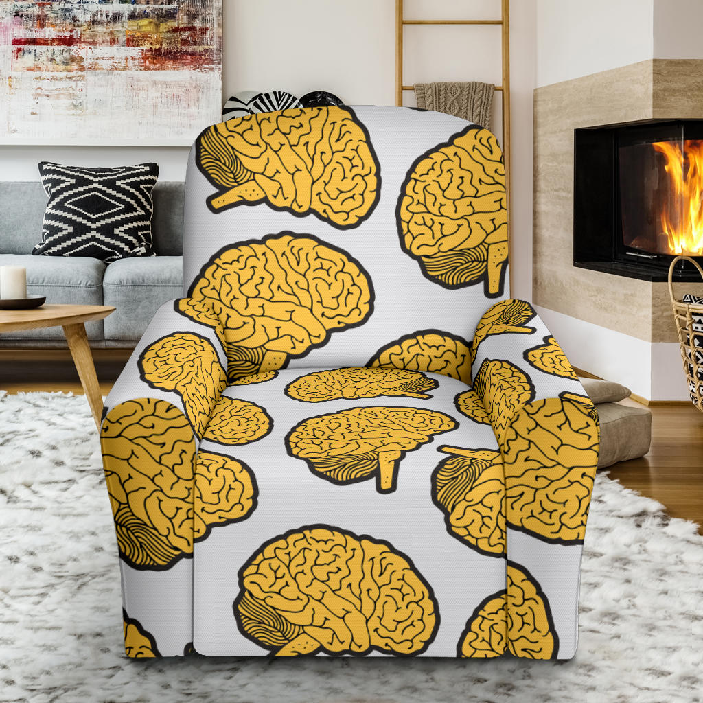 Psychology Pattern Print Design A01 Recliner Slipcover with Pocket