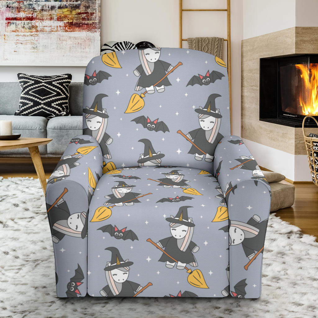 Witch Print Design LKS307 Recliner Slipcover with Pocket