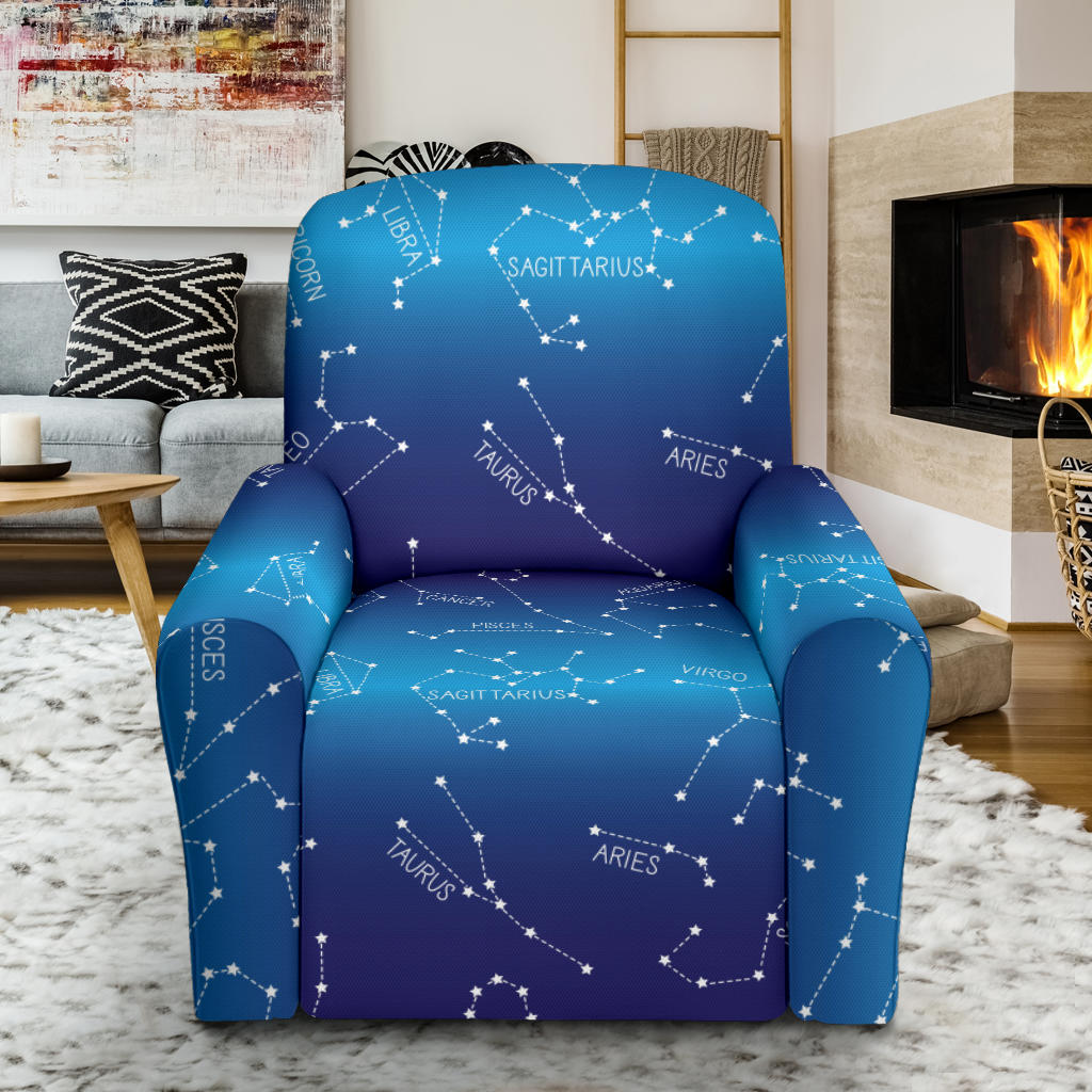 Virgo Print Design LKS302 Recliner Slipcover with Pocket