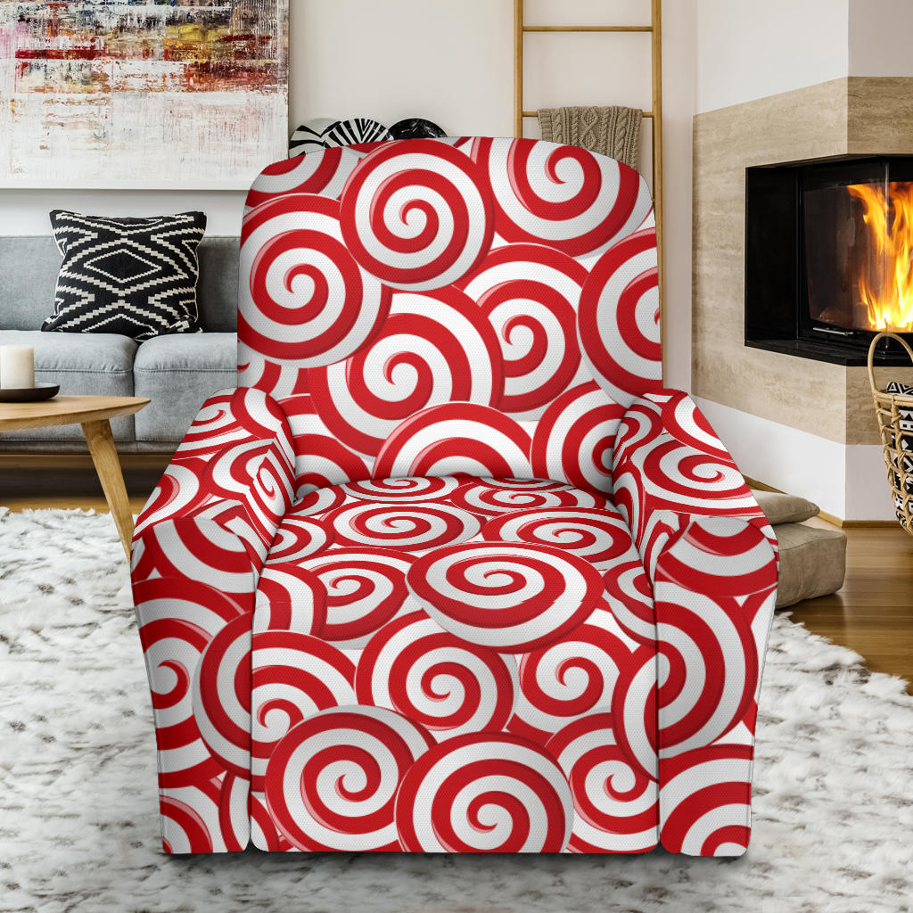 Candy Pattern Print Design 03 Recliner Slipcover with Pocket