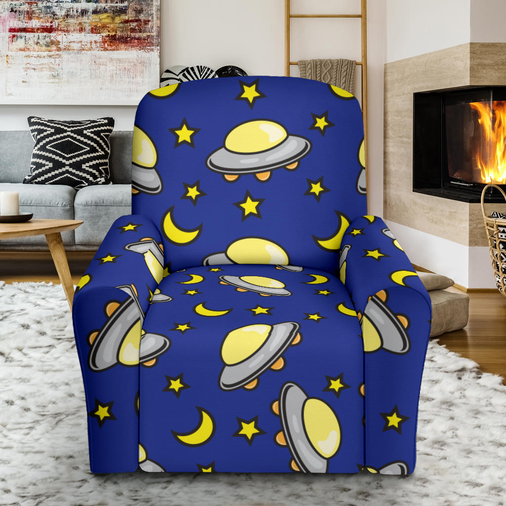 UFO Print Design LKS309 Recliner Slipcover with Pocket