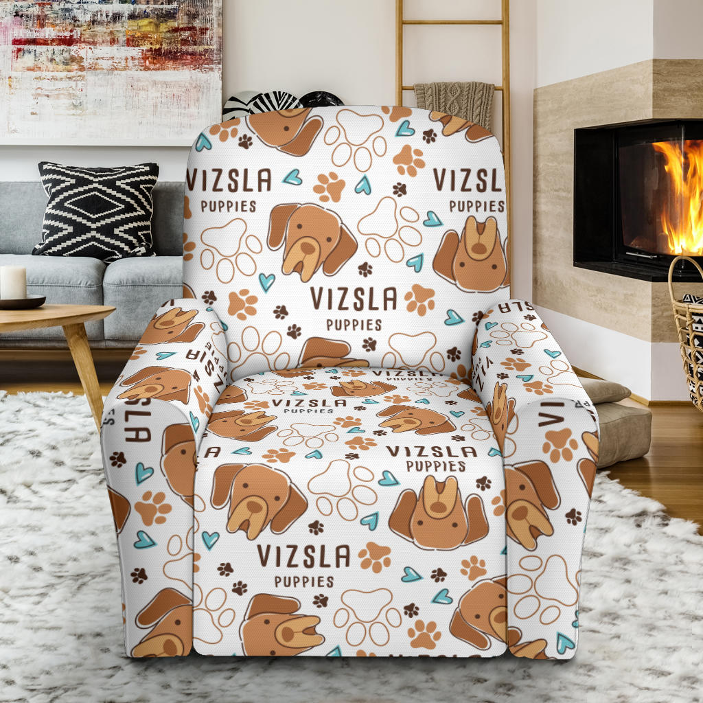 Vizslas Print Design LKS301 Recliner Slipcover with Pocket